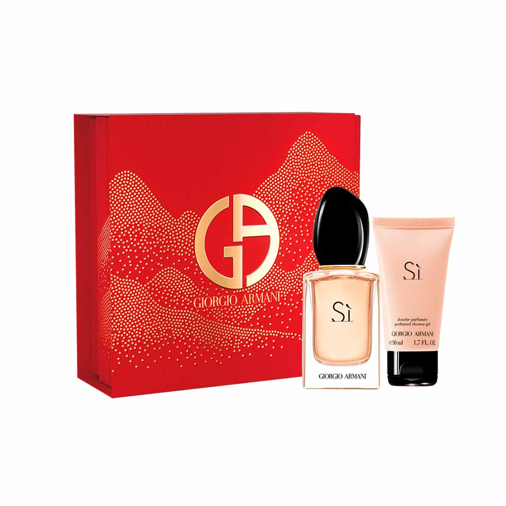 Giorgio Armani Si Coffret Perfume Feminino EDP + Shower Gel Kit