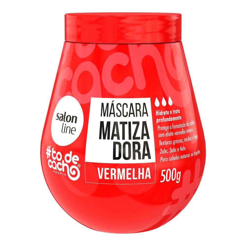 Salon Line #Todecacho Matizador Vermelha Máscara 500g