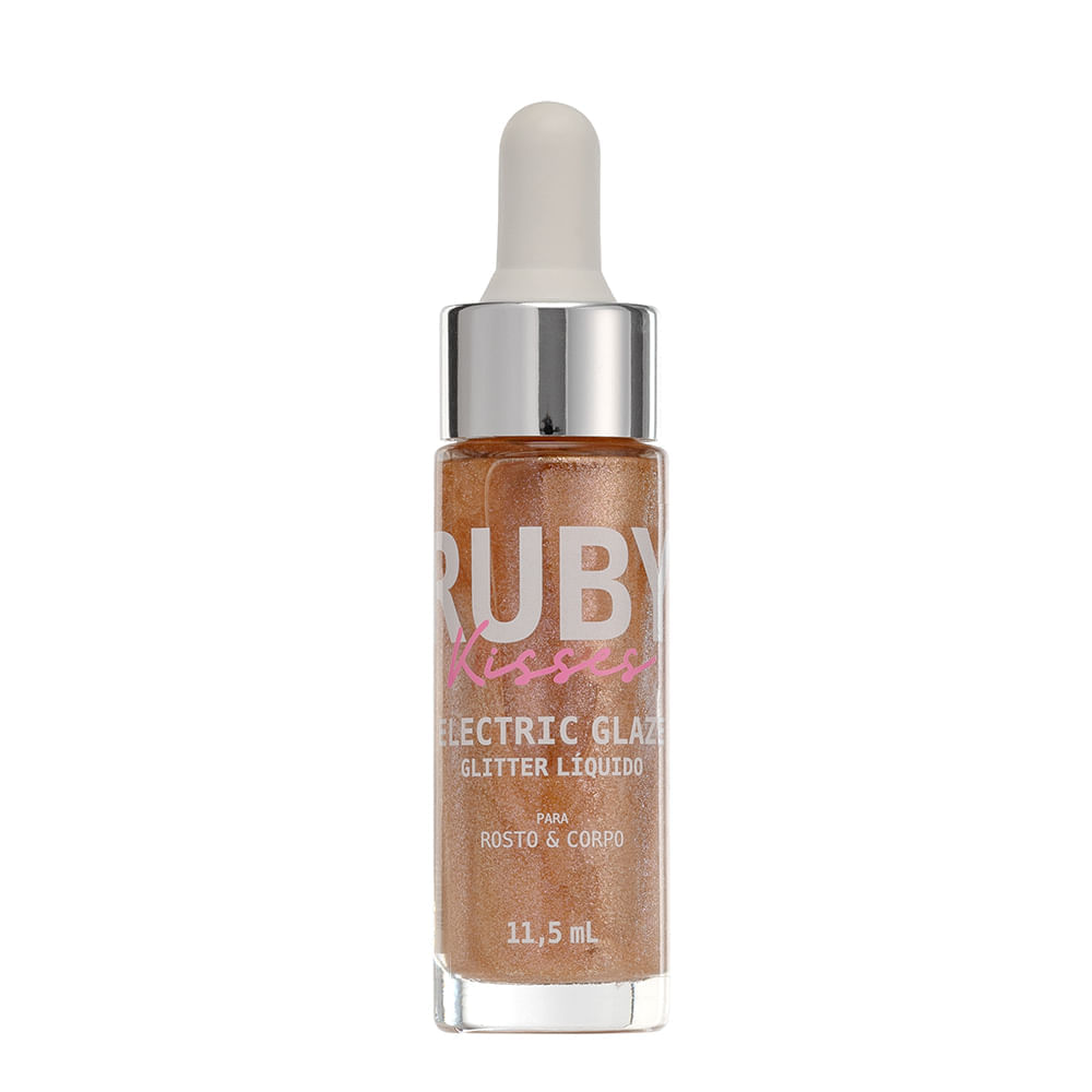 Glitter Liquido Electric Glaze Ruby Kisses Unicorn Bronze