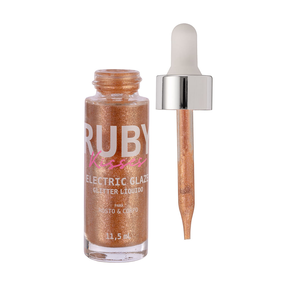 Glitter Liquido Electric Glaze Ruby Kisses Unicorn Bronze