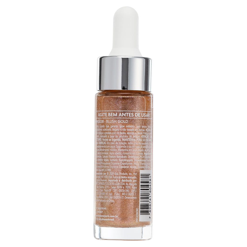 Glitter Liquido Electric Glaze Ruby Kisses Unicorn Bronze