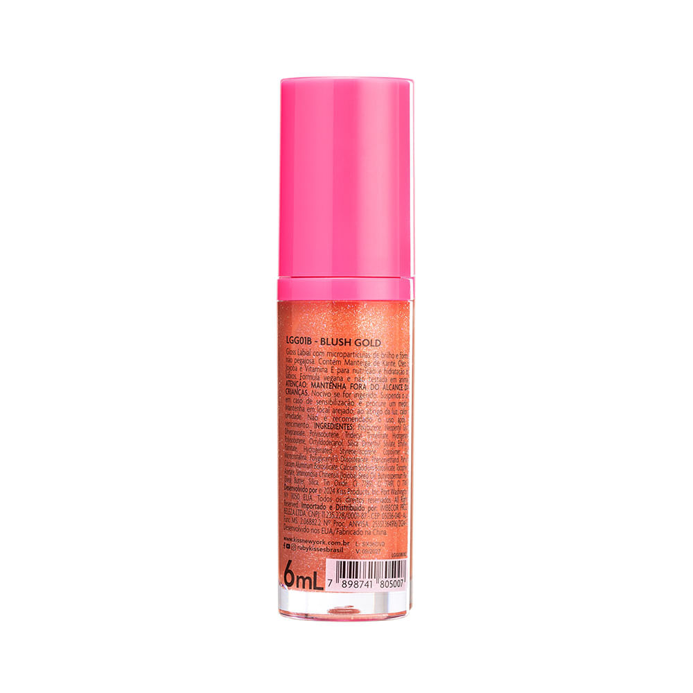 Gloss Glitter Electric Glaze  Ruby Kisses