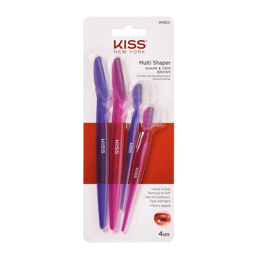 Combo de Navalhas Multiformatos Kiss New York 4 Unidades