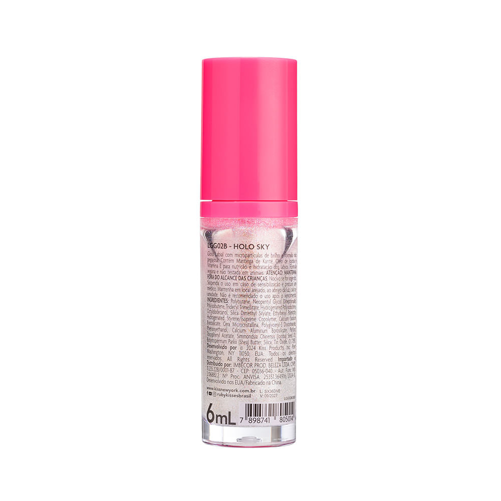 Gloss Glitter Electric Glaze  Ruby Kisses