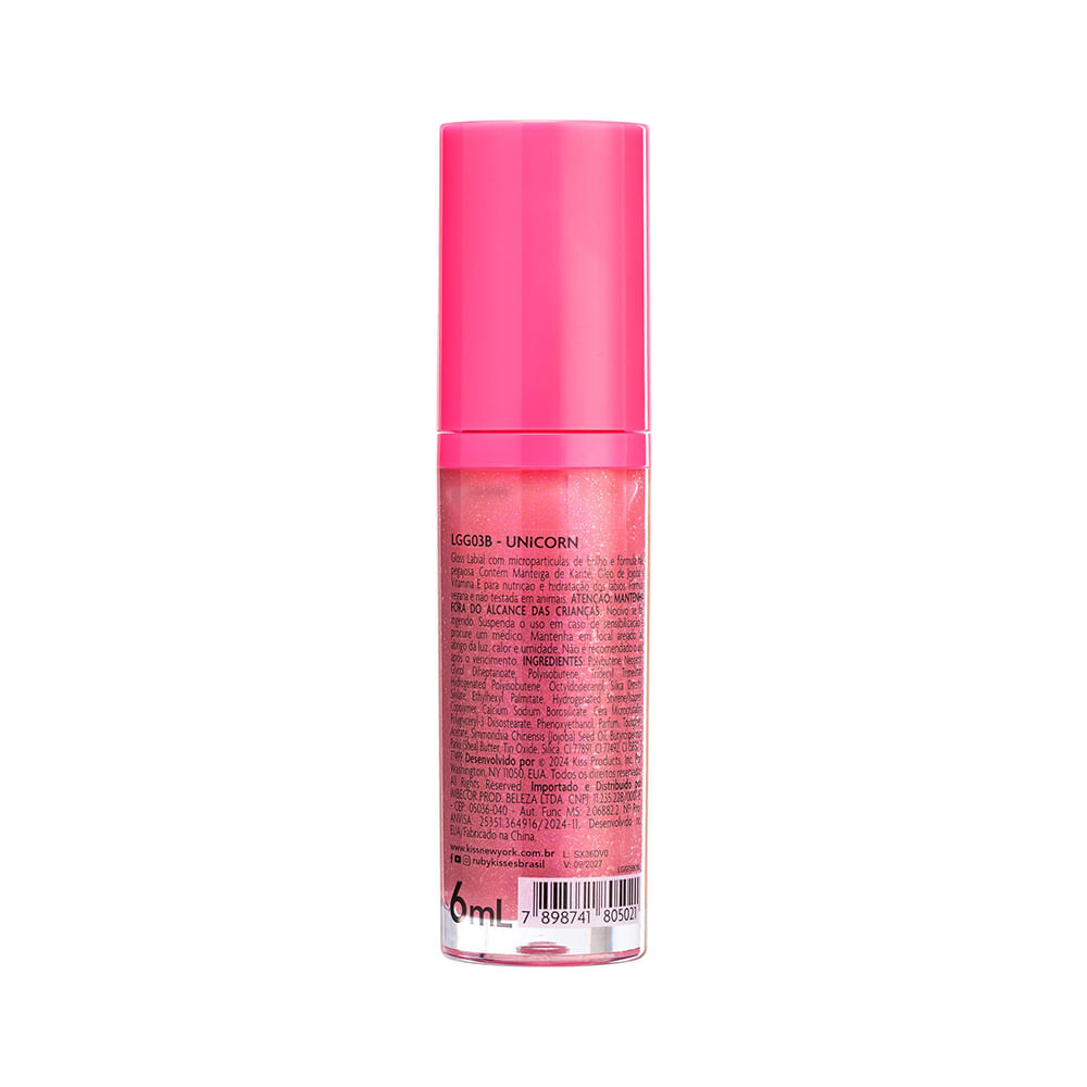 Gloss Glitter Electric Glaze  Ruby Kisses