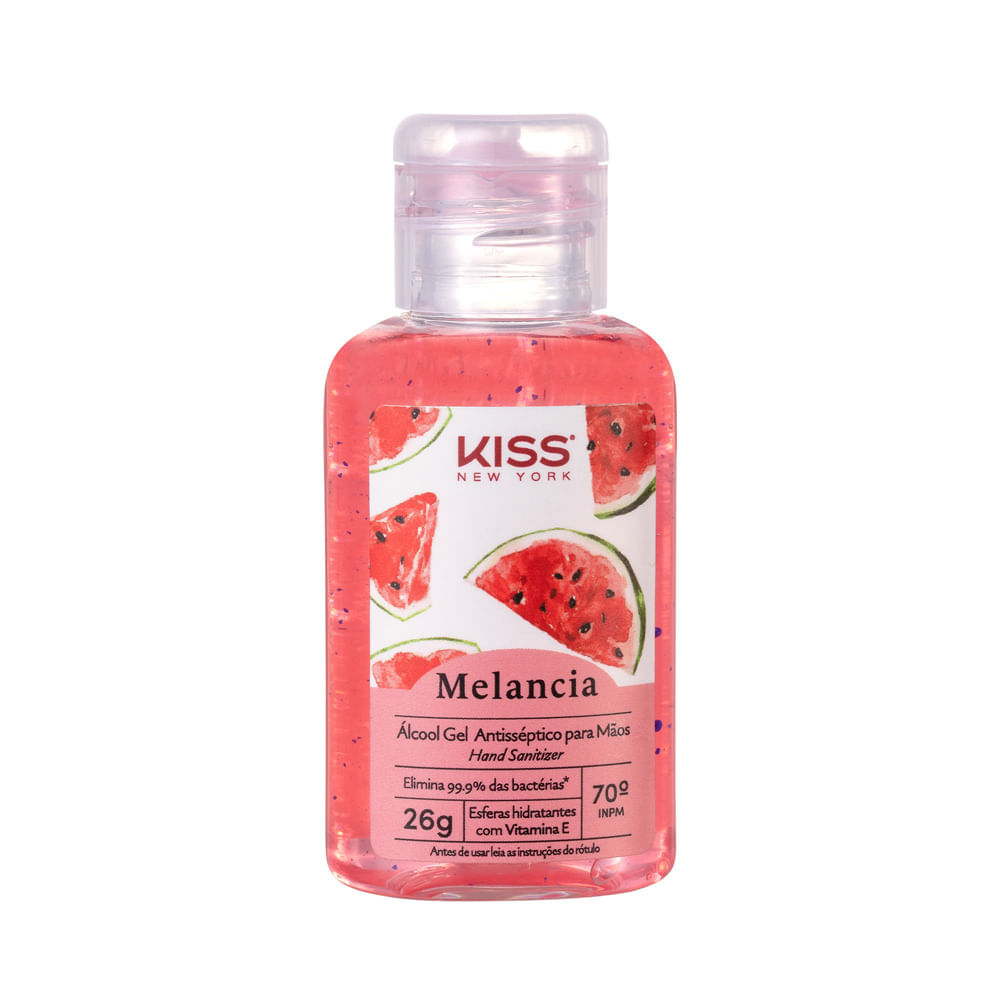 Álcool Em Gel Melancia Kiss New York 26g
