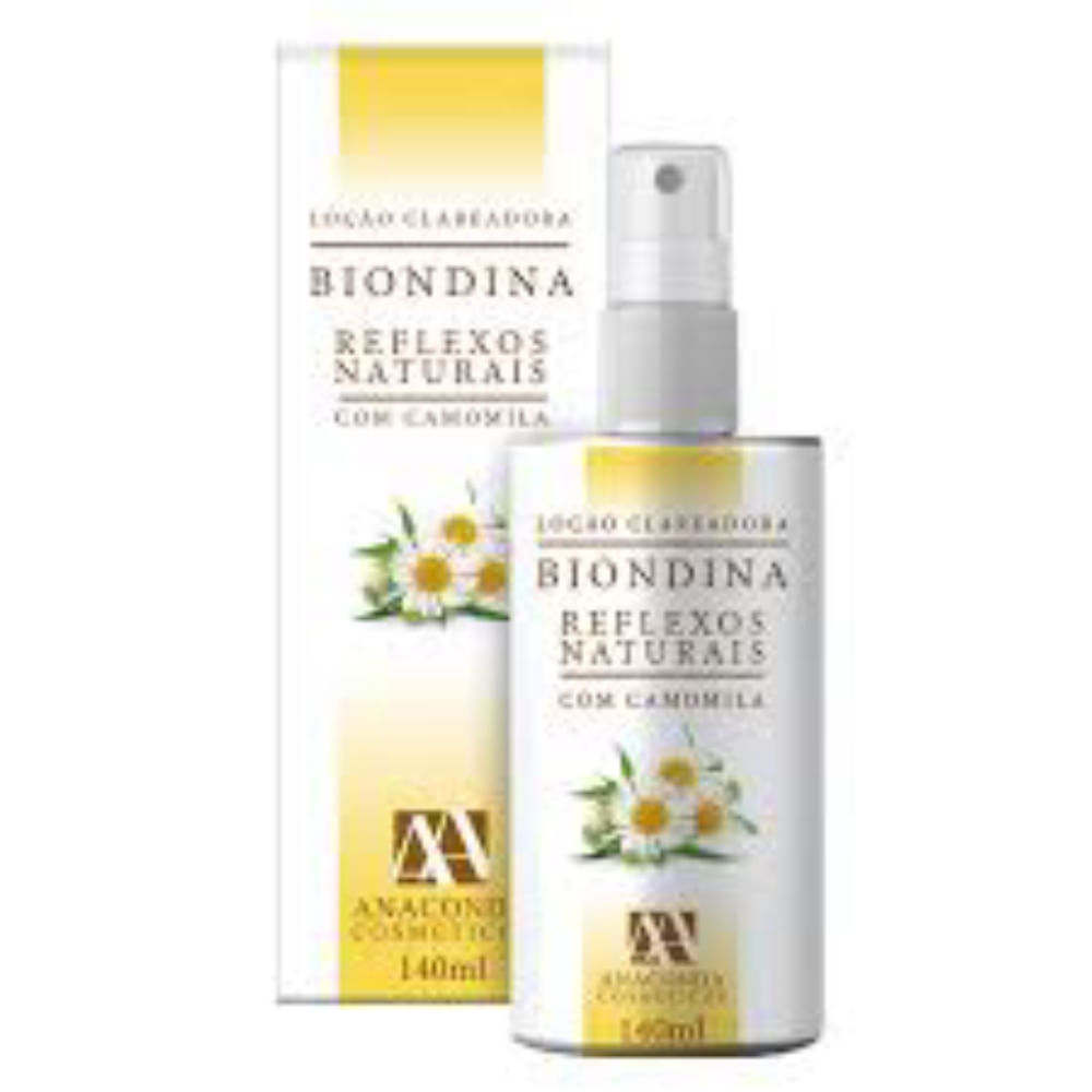 Anaconda Loção Clareadora pump Biondina Reflexos Naturais 140ml