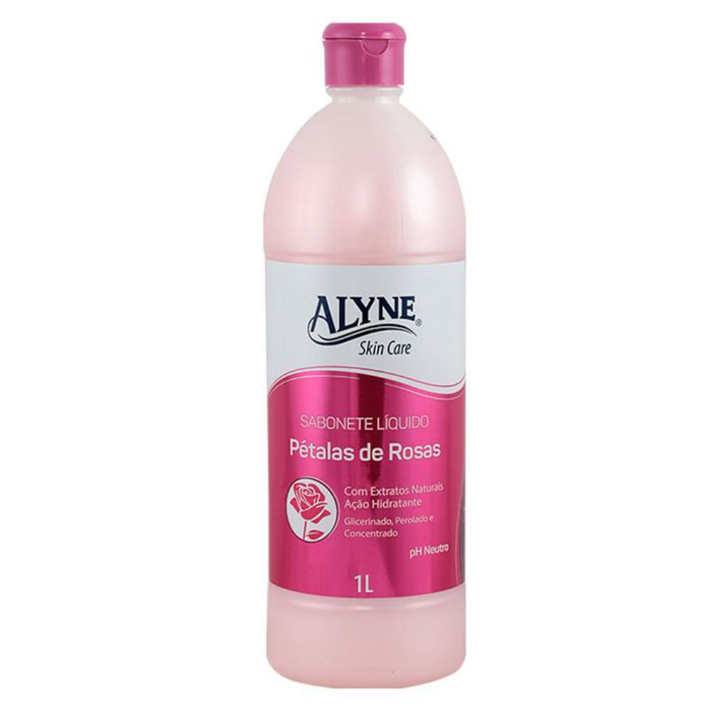 Sabonete Liquido Alyne Skin Care Pet Rosas 1L