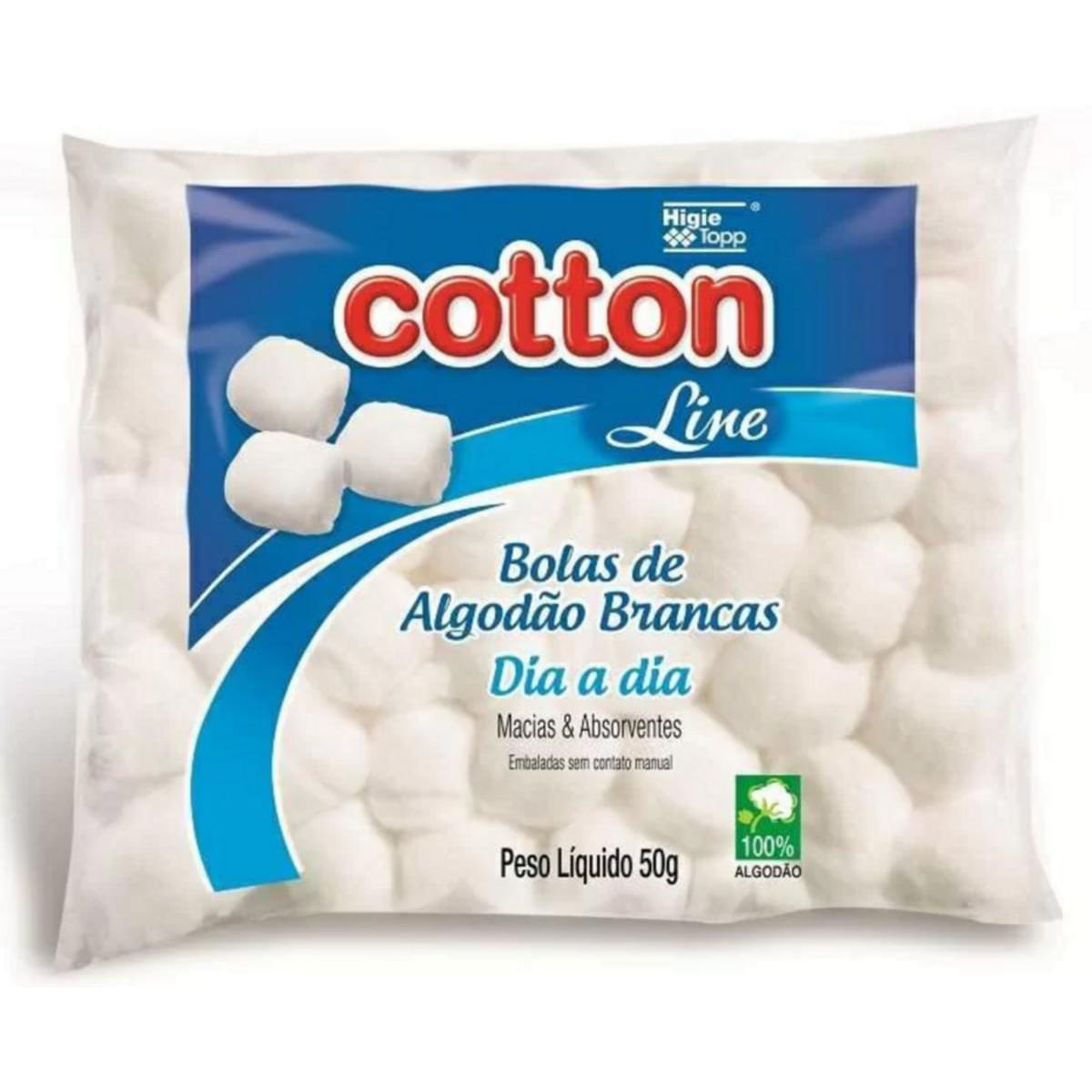 Algodão Cotton Bola Branca 50g