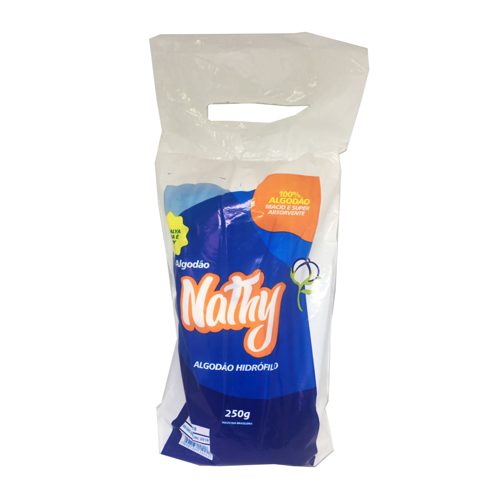 Algodão Hidrofilo Nathy Rolo 250g
