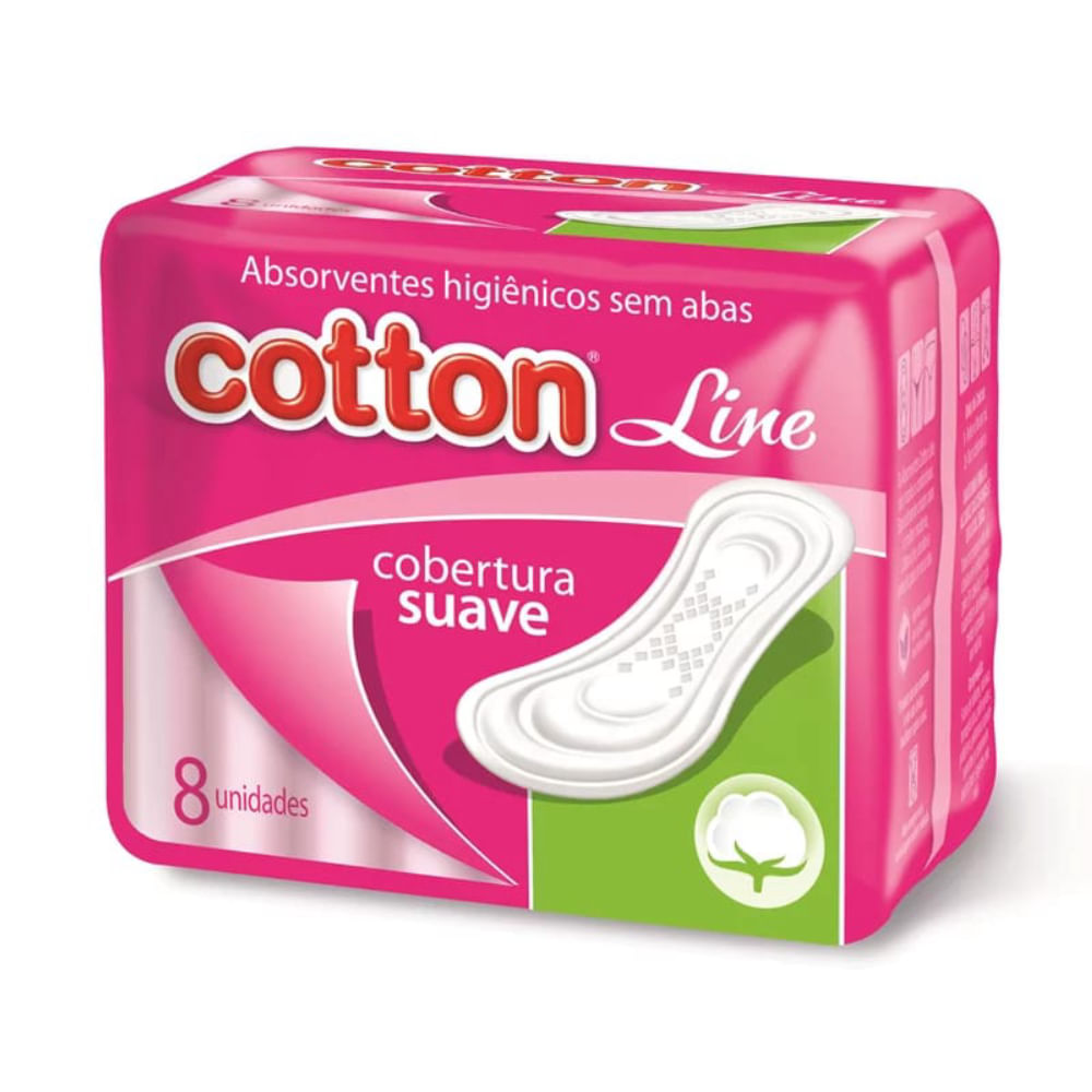 Absorvente Cotton S/Abas Suave 16 unidades