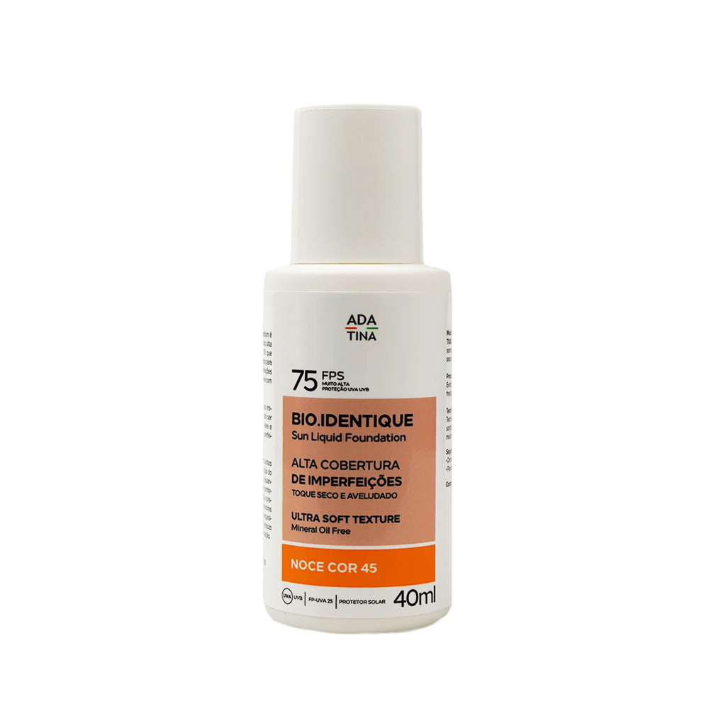 Protetor Solar com Cor Alta Cobertura Bio.Identique FPS 75 Noce 40ml