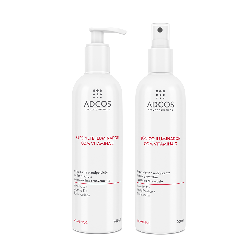 Higienização com ação Antioxidante e Iluminadora Sabonete 240ml + Tônico 200ml