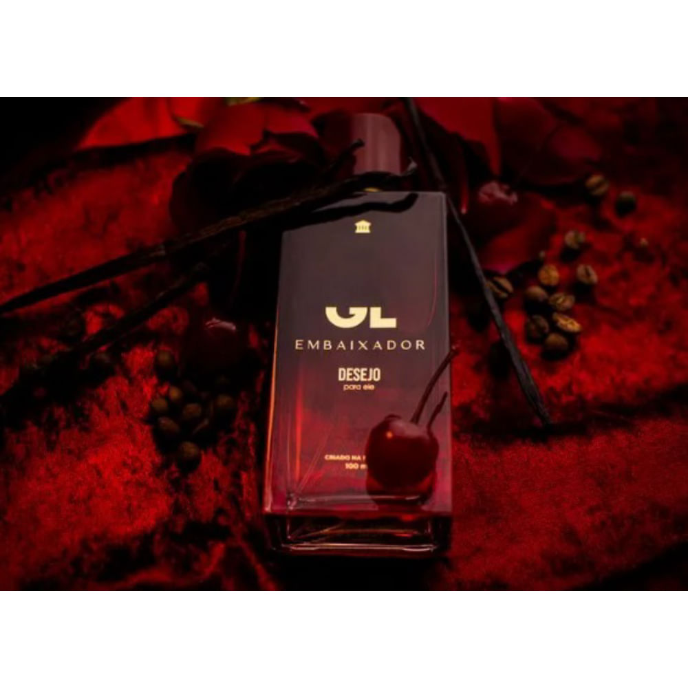 Perfume Masculino Desejo GL Embaixador Deo Colônia 100ml