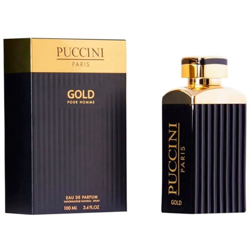 Perfume Masculino Puccini Paris Gold Pour Homme Eau De Parfum 100ml
