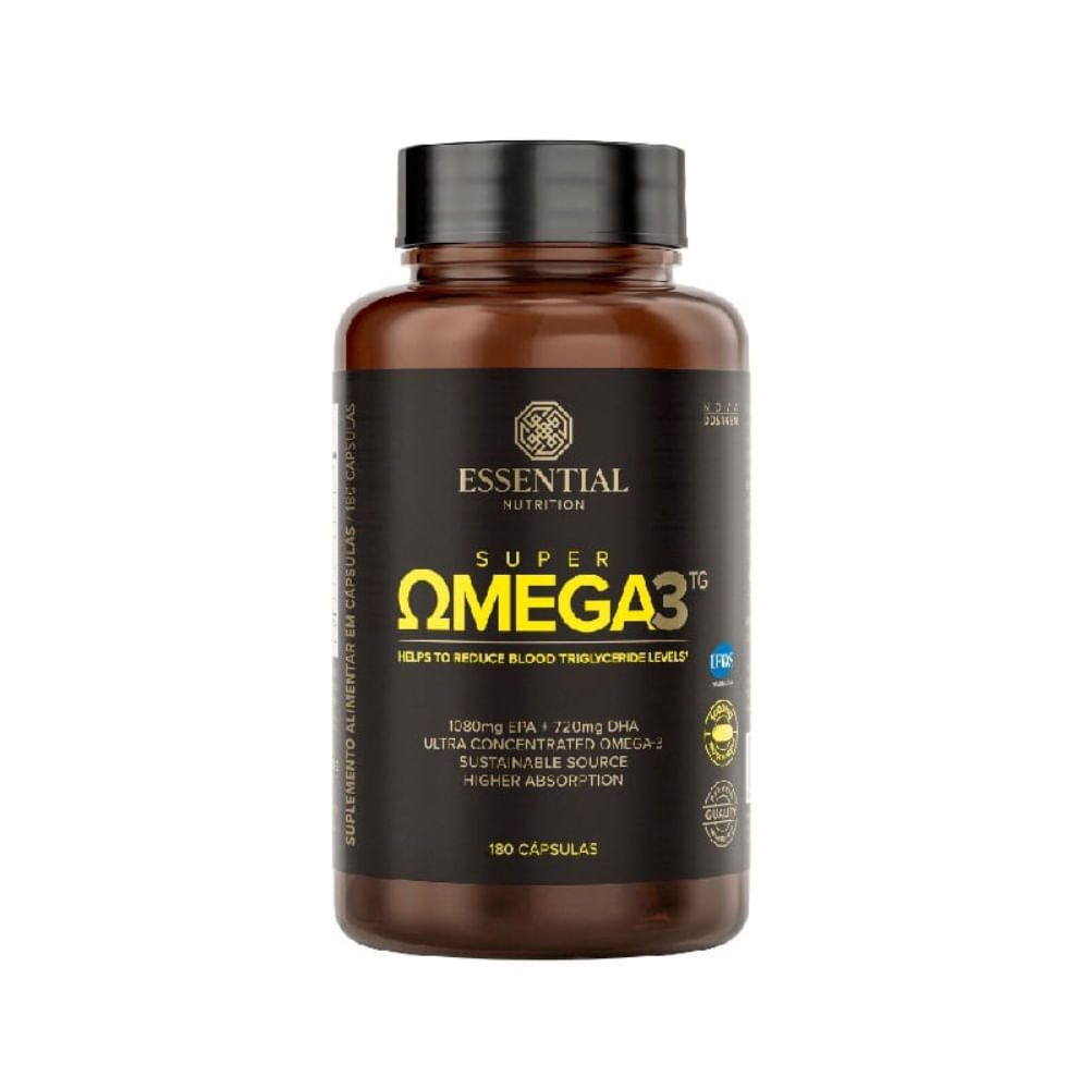 Super Ômega 3 Tg Essential Nutrition 1g 180caps