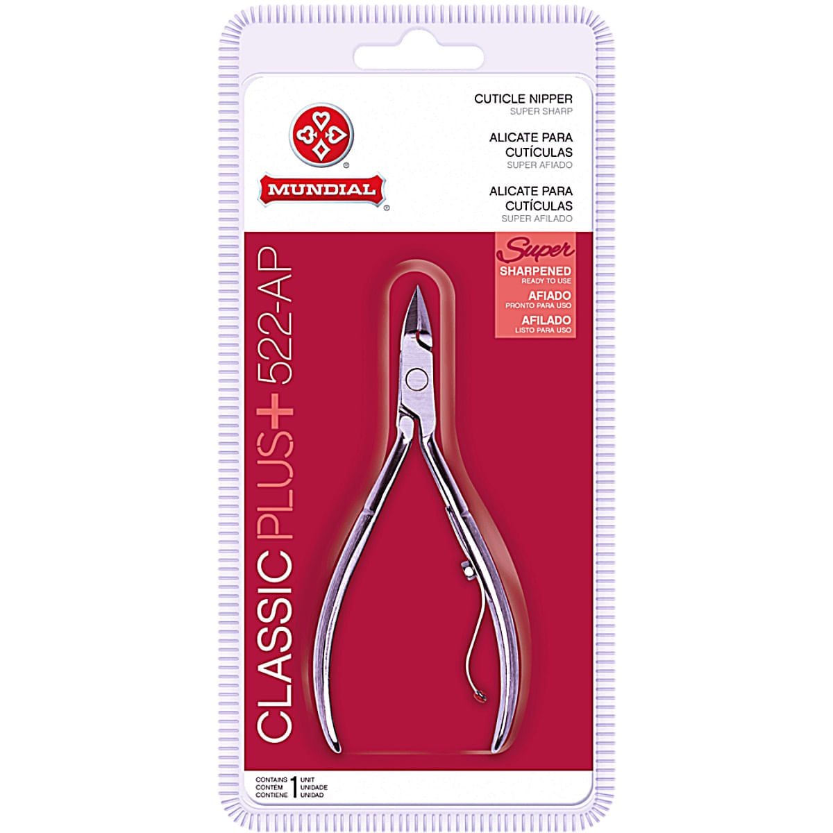 Alicate De Cutícula 522-c Ap Classic Plus Super Afiado Mundial