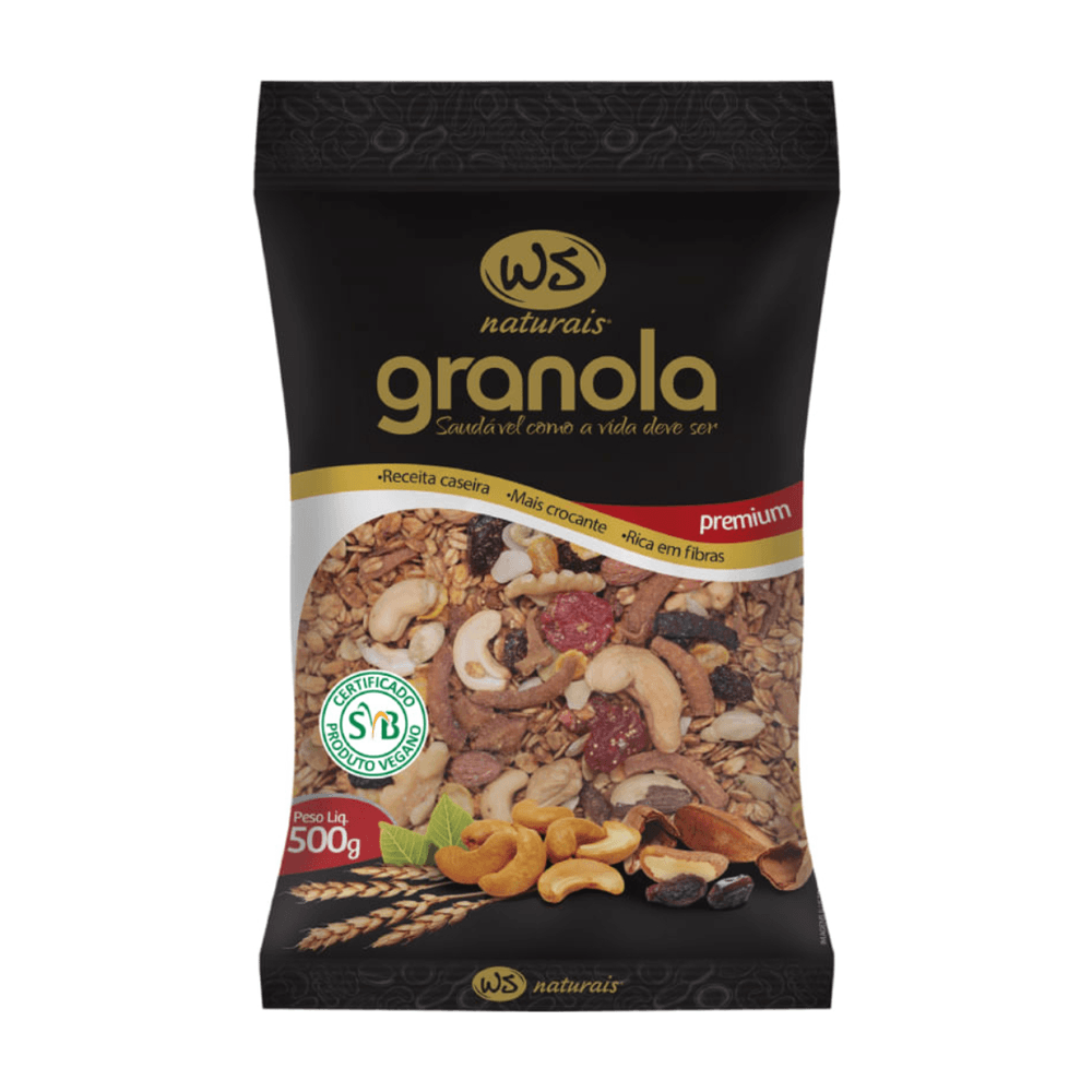 Granola Premium Ws Naturais 500g