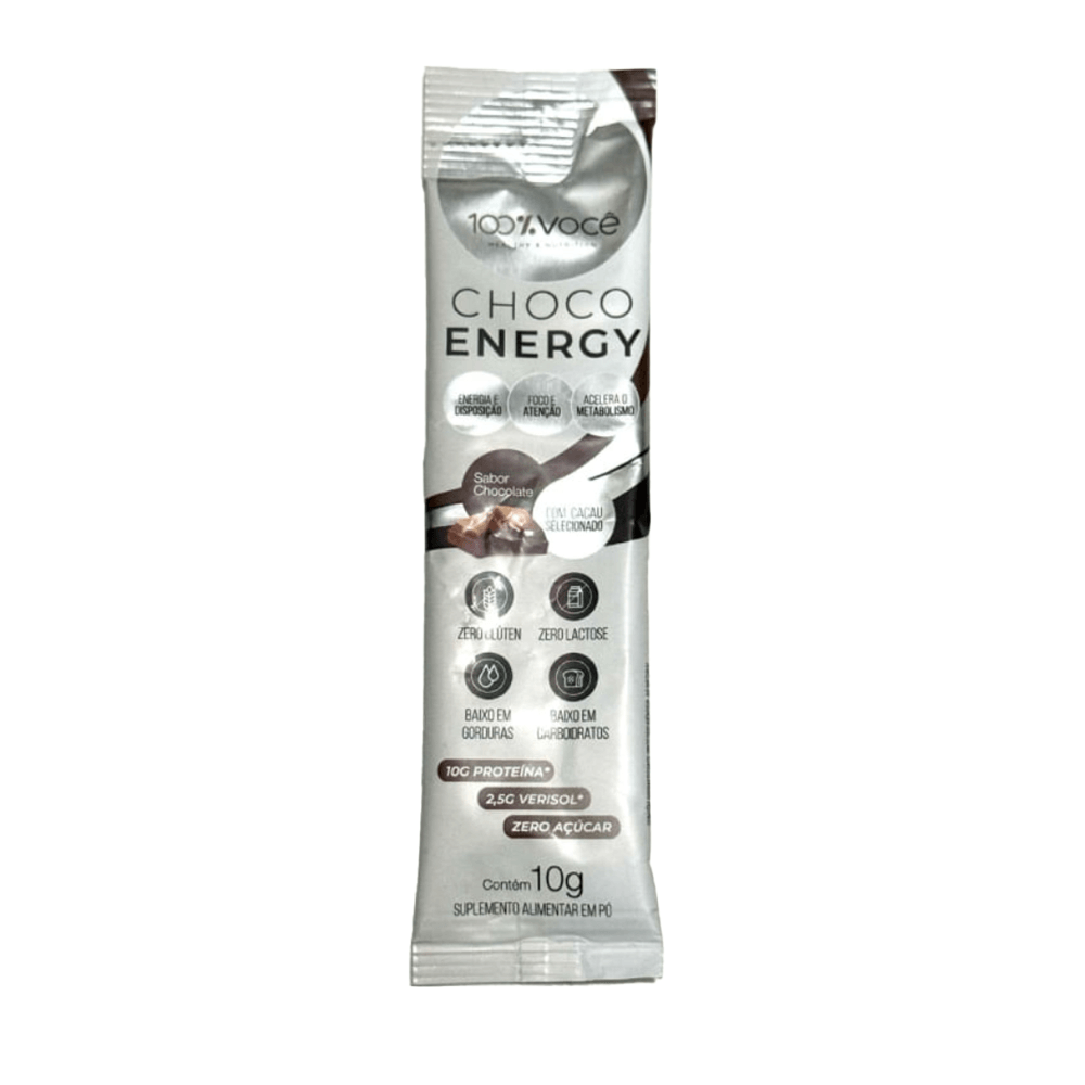 Choco Energy Chocolate 100% Você sachês 10g