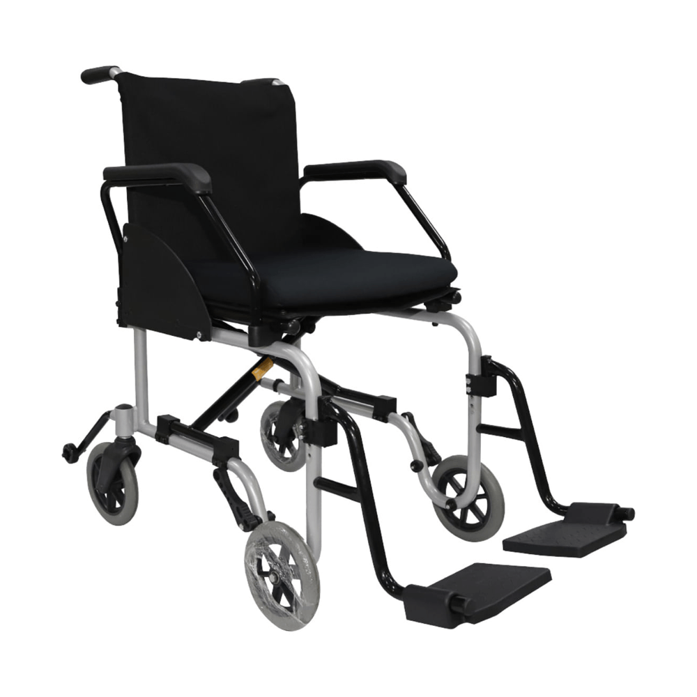 Cadeira De Rodas Taipu Compacta Jaguaribe Com Anti-tombo E Protetor De Roupas