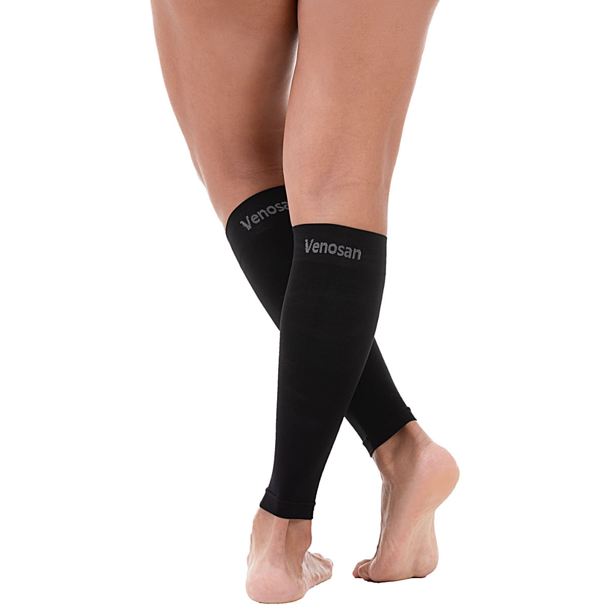 Polaina Compressiva Sportactive Venosan - Preta - Tamanho P
