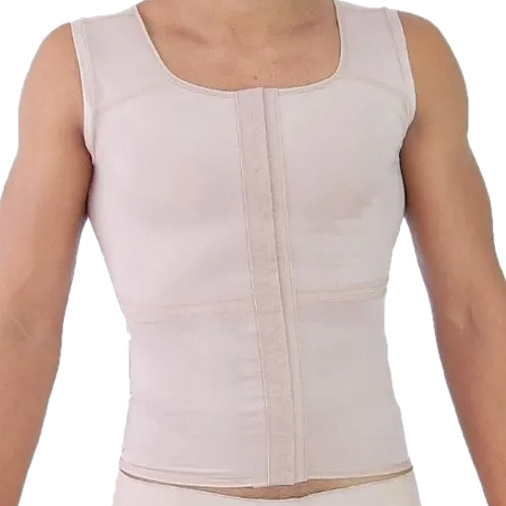 Camiseta Modeladora Masculina MHM Chocolate Tam 48
