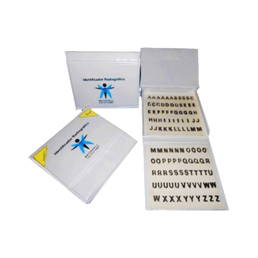 Identificador para Radiologia Alfabeto Niquelado 7mm - unidade