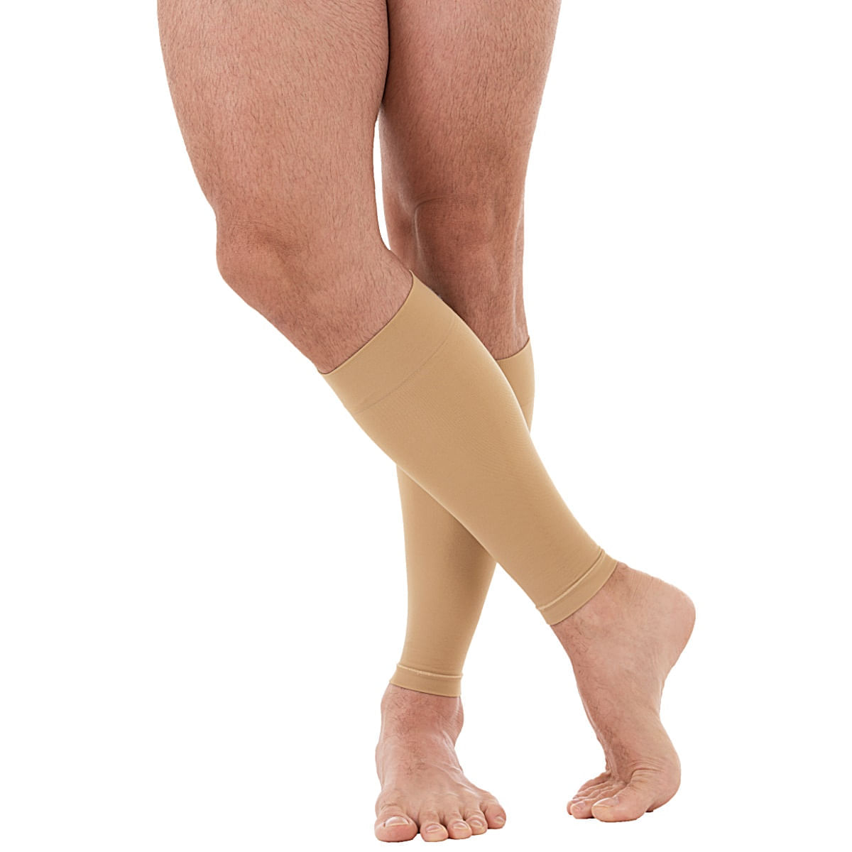 Polaina Compressiva Sportactive Venosan Bege Tamanho G