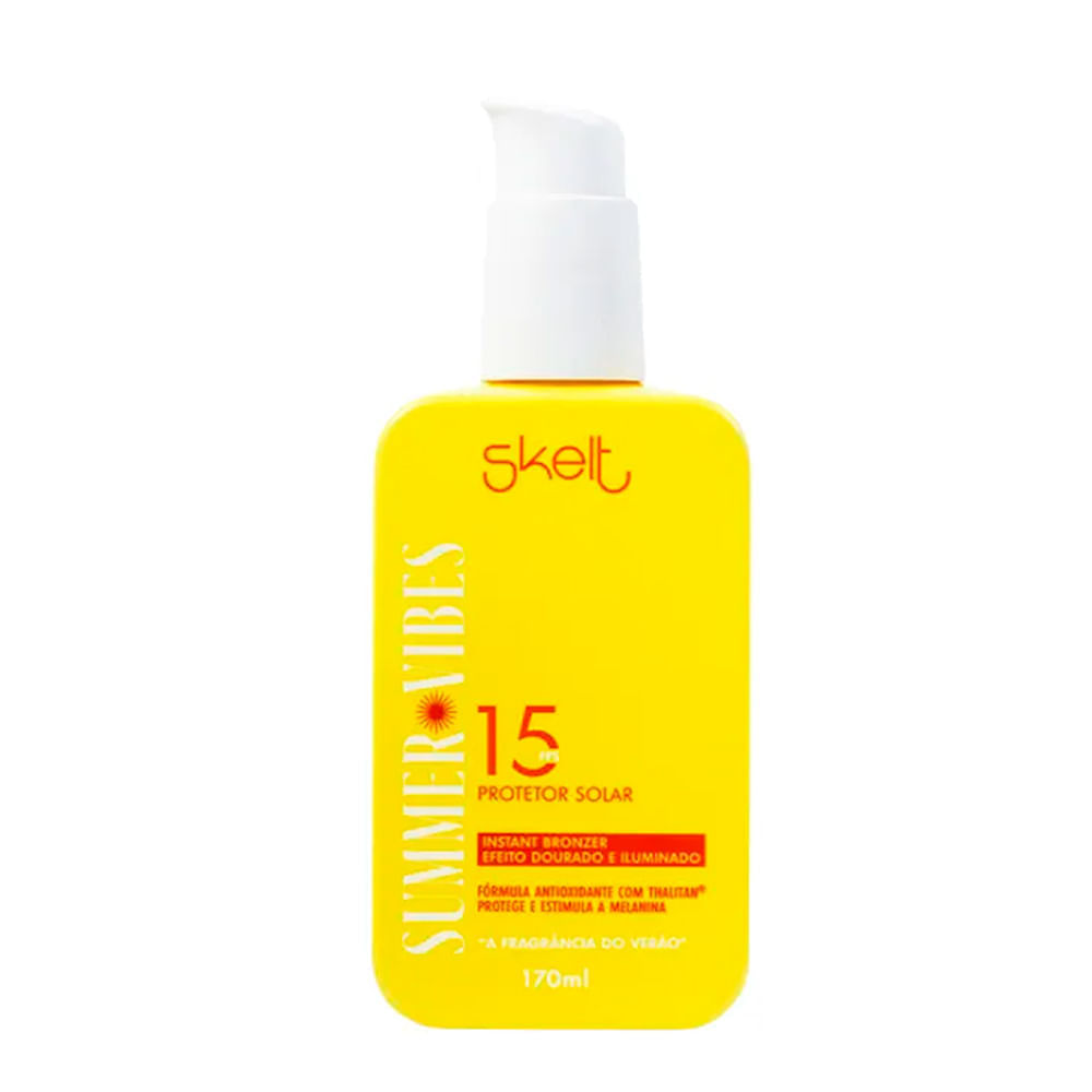 Skelt com Instant Bronzer FPS 15 Protetor Solar 170ml