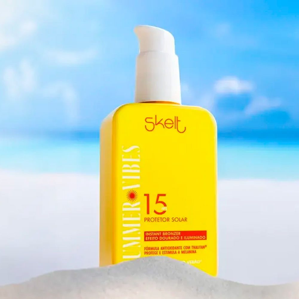 Skelt com Instant Bronzer FPS 15 Protetor Solar 170ml