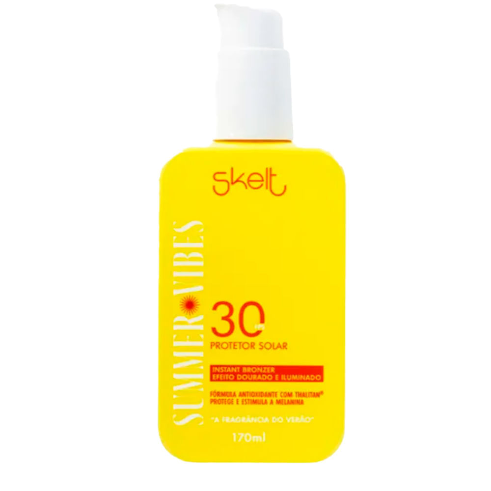 Skelt Bronzeador Summer Vibes Fps30 Protetor Solar 170ml