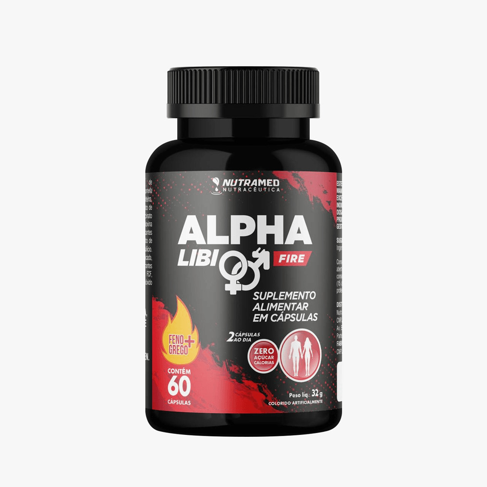 Alpha Libi Fire - 60 Cápsulas