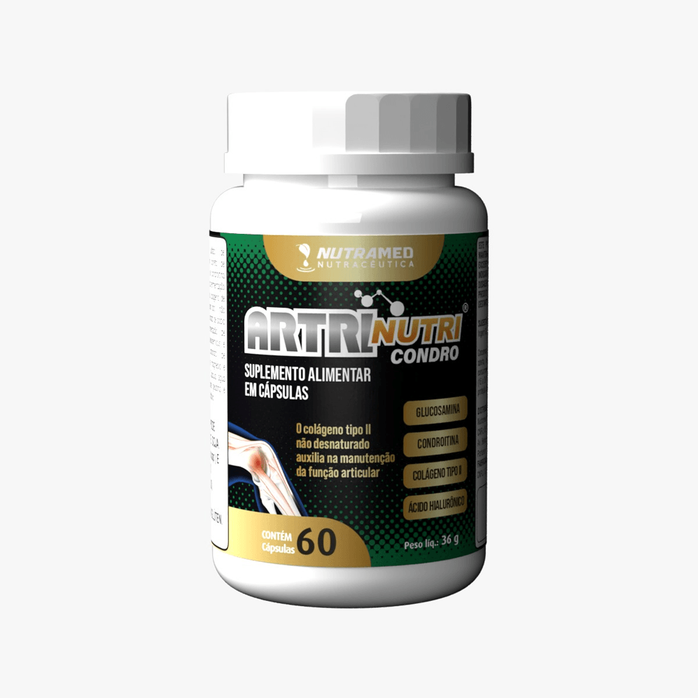 Artrinutri Condro (Colágeno Tipo II + Condroitina + Glucosamina + Ácido Hialurônico) 60 cápsulas