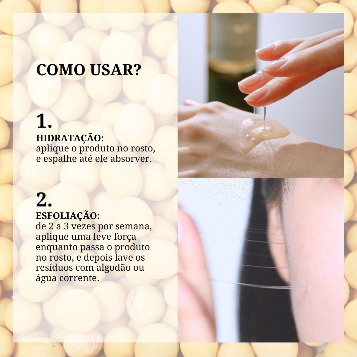 Sérum hidratante e esfoliante mixsoon Bean Essence 50ml