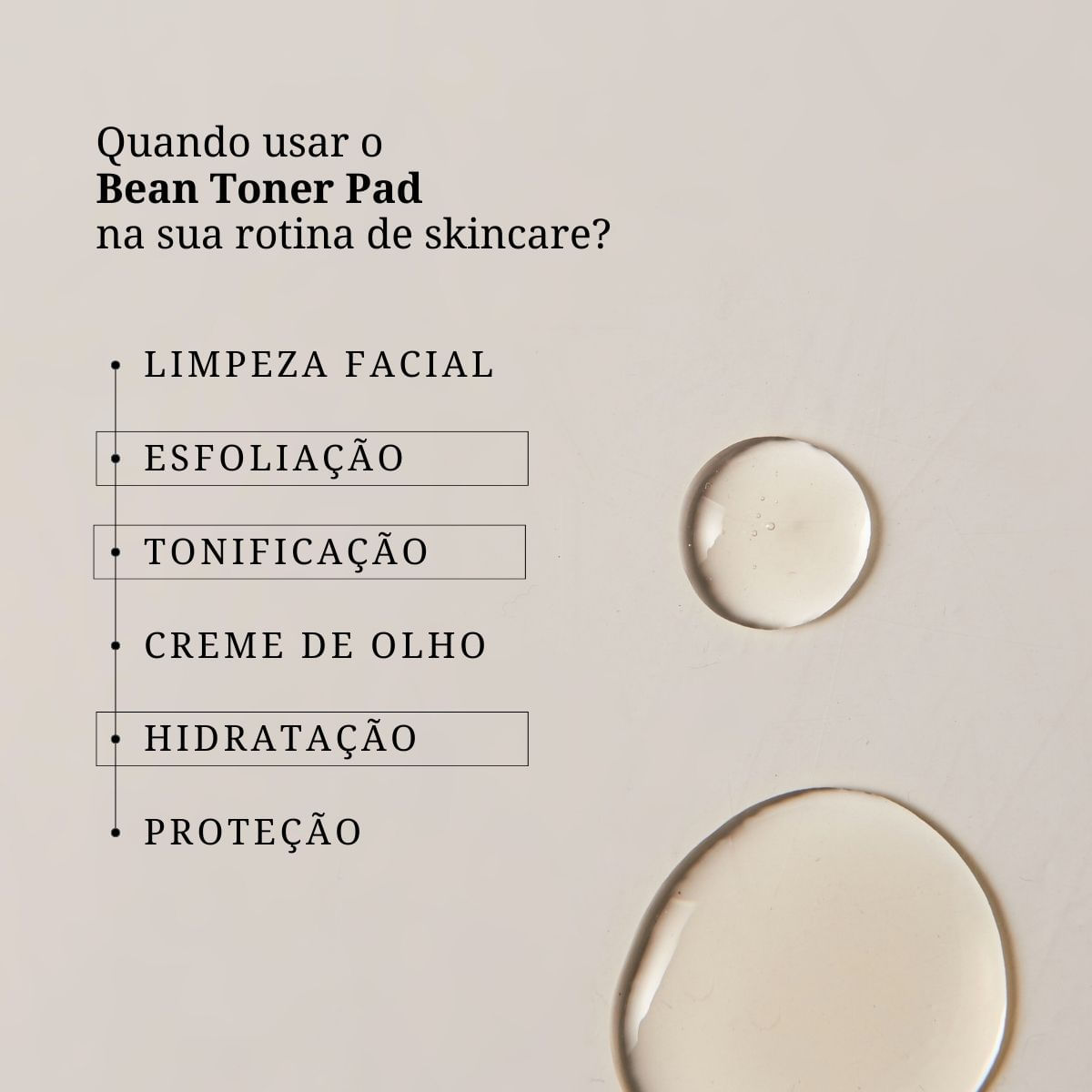 Tônico em almofada mixsoon Bean Toner Pad 70 Unidades