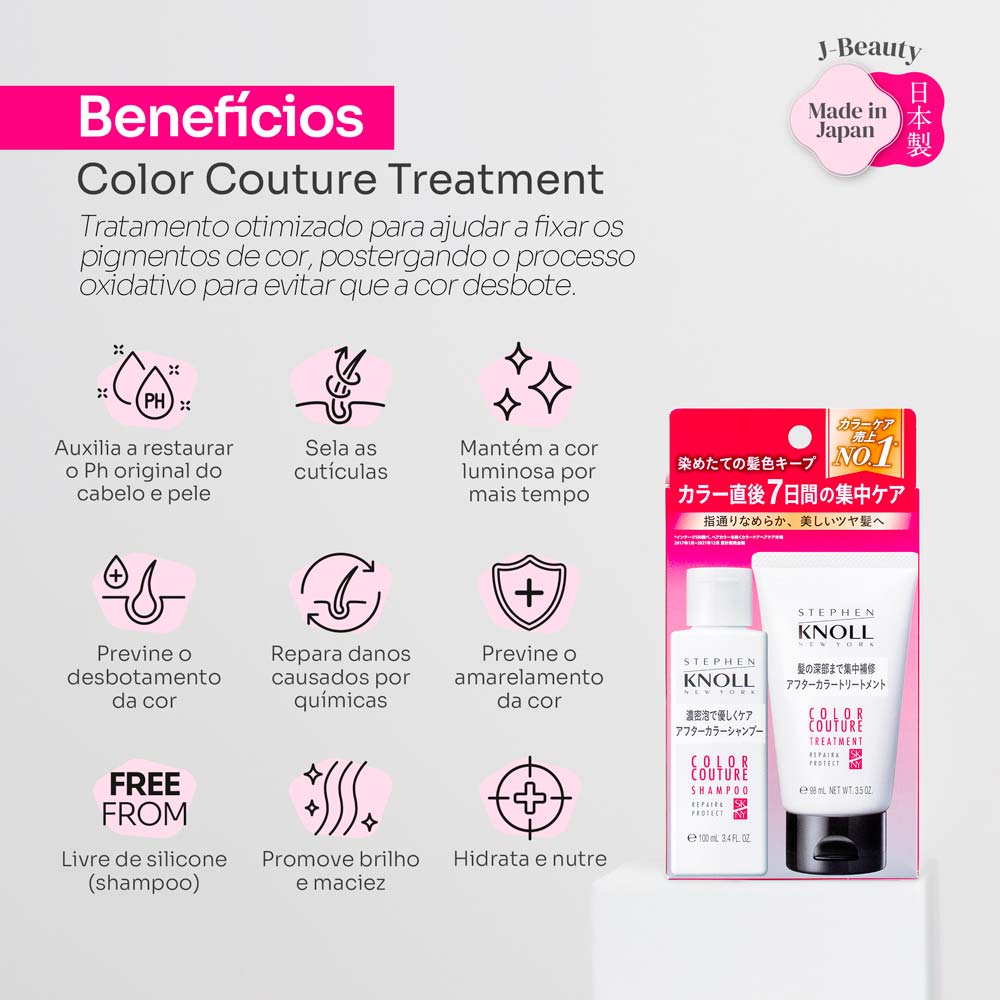 Stephen Knoll Color Couture Kit  Shampoo + Máscara de Tratamento