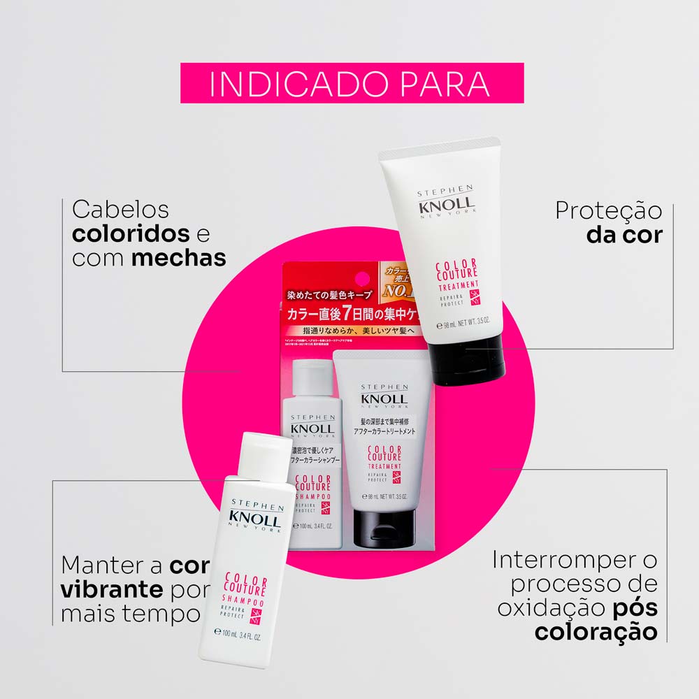 Stephen Knoll Color Couture Kit  Shampoo + Máscara de Tratamento