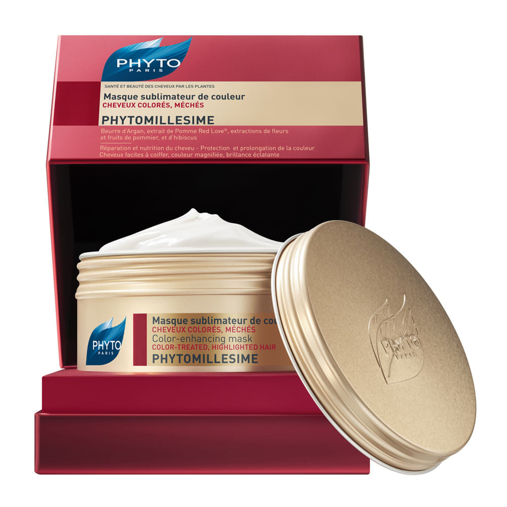 Phyto Phytomillesime Color Enhancing Máscara Fixadora De Cor 200ml