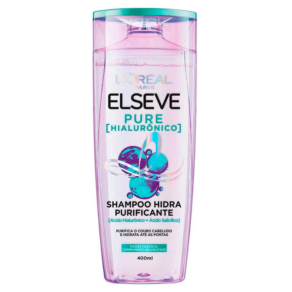 Elseve Pure Hialurônico Kit Shampoo + Condicionador + Creme de Tratamento