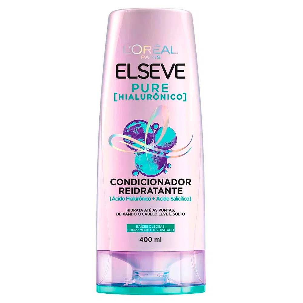 Elseve Pure Hialurônico Kit Shampoo + Condicionador + Creme de Tratamento