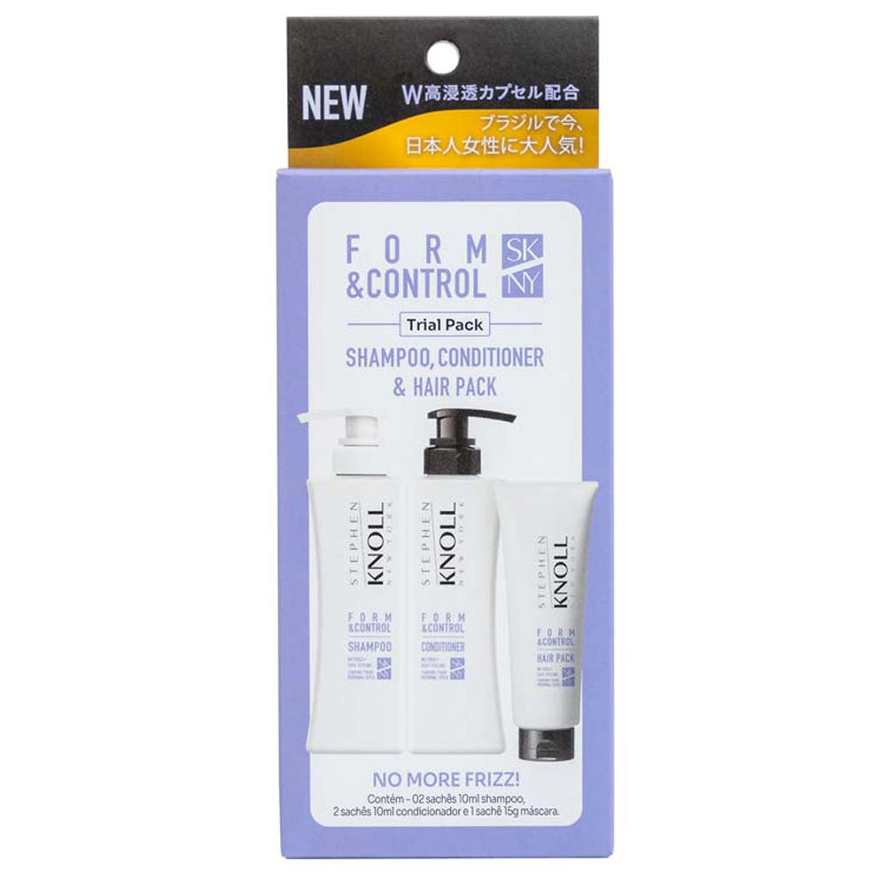 Stephen Knoll Form & Control Kit Shampoo + Condicionador + Máscara