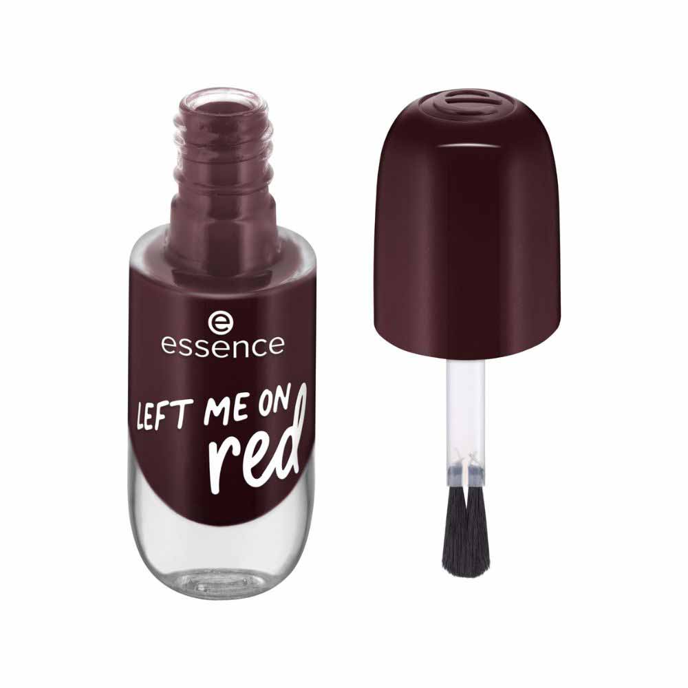 Esmalte com Efeito Gel Essence 72 Left Me On Red