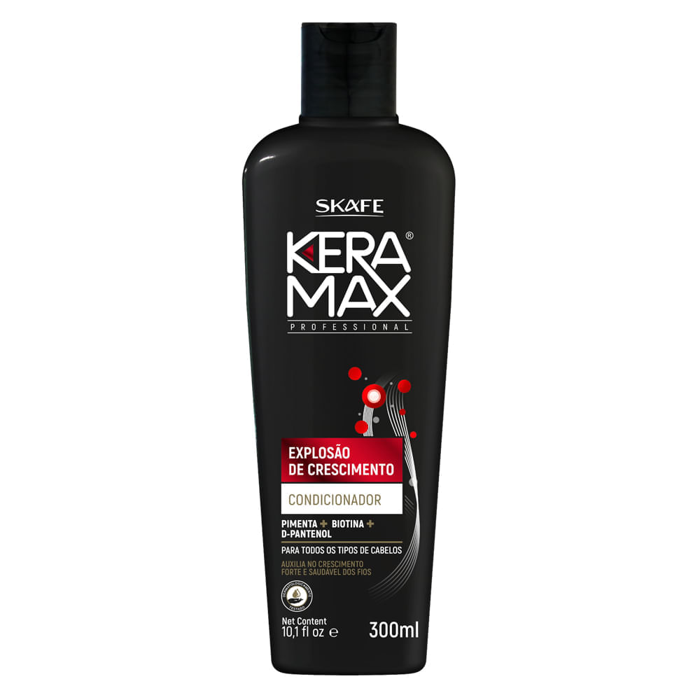 Condicionador Keramax Explosão De Crescimento Skafe 300ml