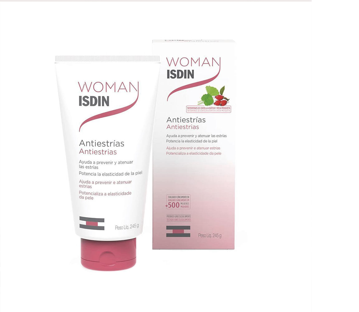 Isdin Kit Creme Corporal Antiestrias + Protetor Solar Facial Fusion Water 5 Stars Fps60