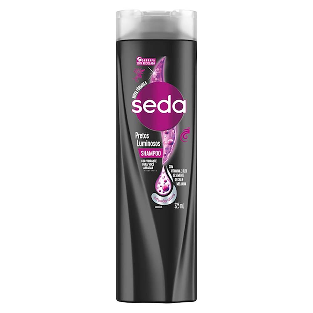 Seda Pretos Luminosos Condicionador Infusão Ativa 325ml