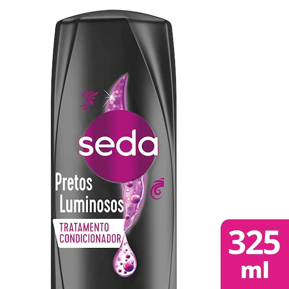 Seda Pretos Luminosos Condicionador Infusão Ativa 325ml