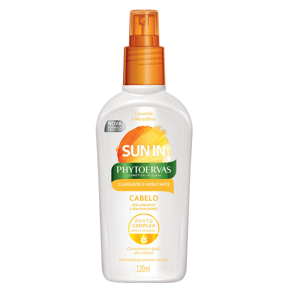 Spray Clareador e Hidratante Capilar Phytoervas Sun In 120ml
