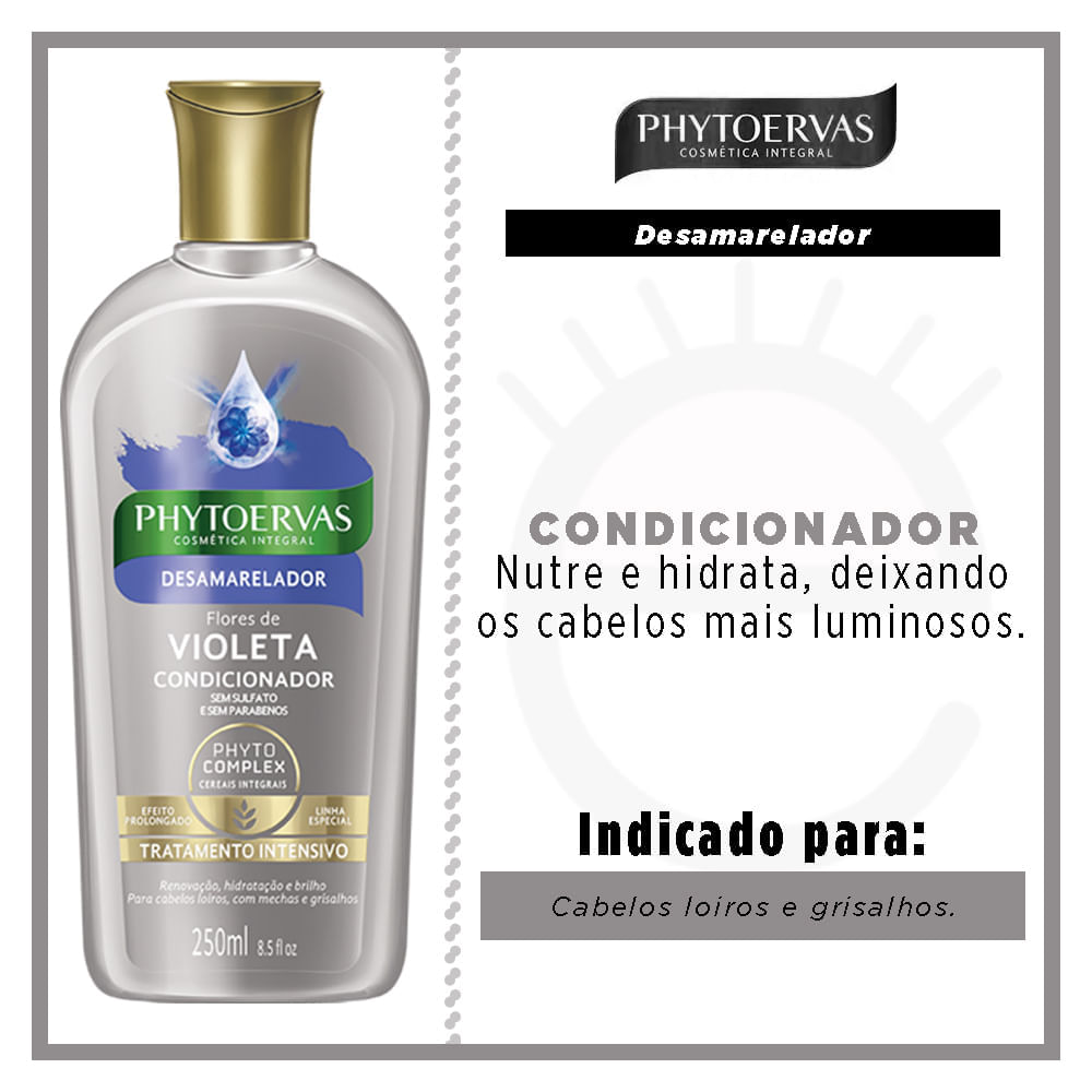 Phytoervas Desamarelador Condicionador 250ml