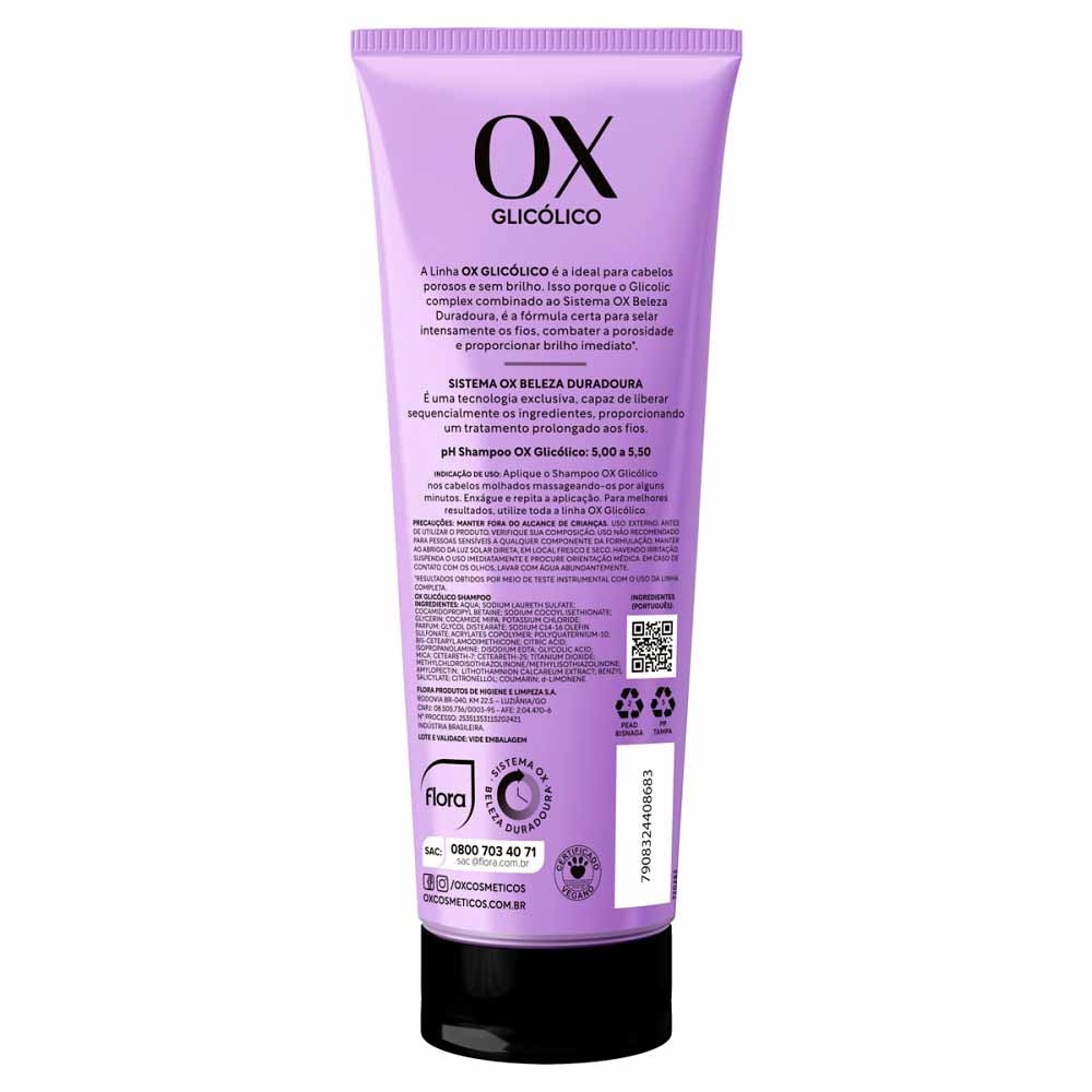 OX Glicólico Shampoo 240ml