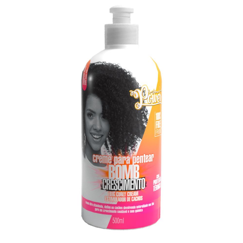 Estimulador de Cachos Soul Power Curly Cream Bomb 500ml